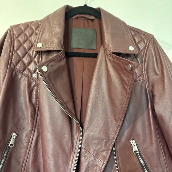 All Saints Caden Biker Jacket - Picture 2 of 8